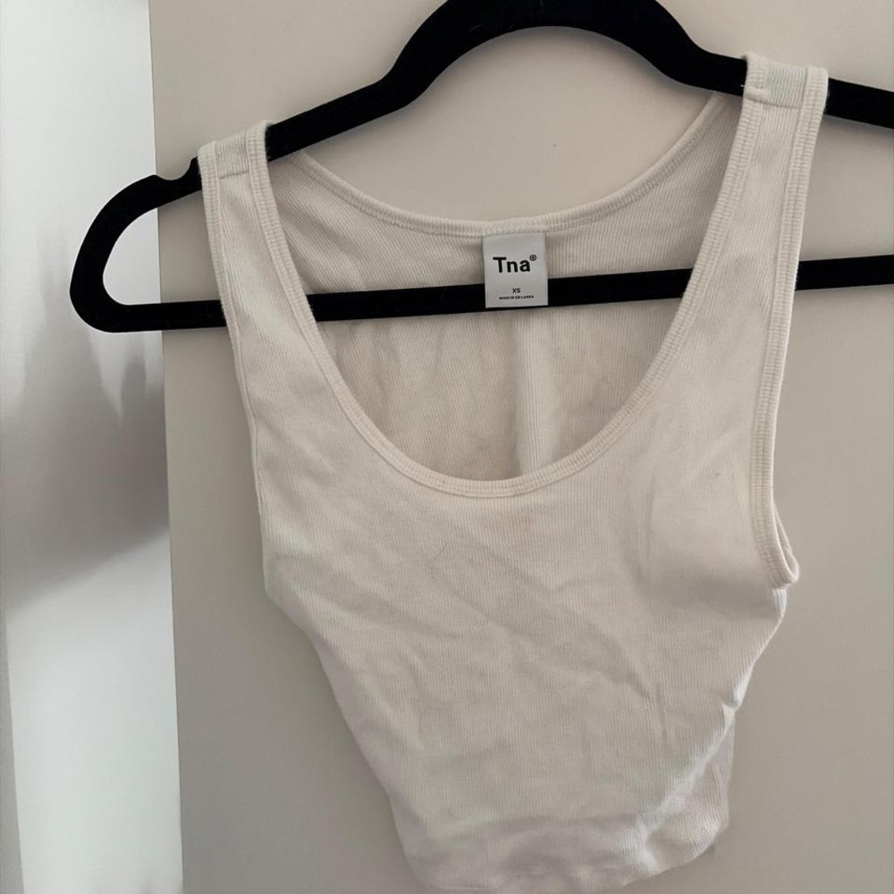 White aritzia tank